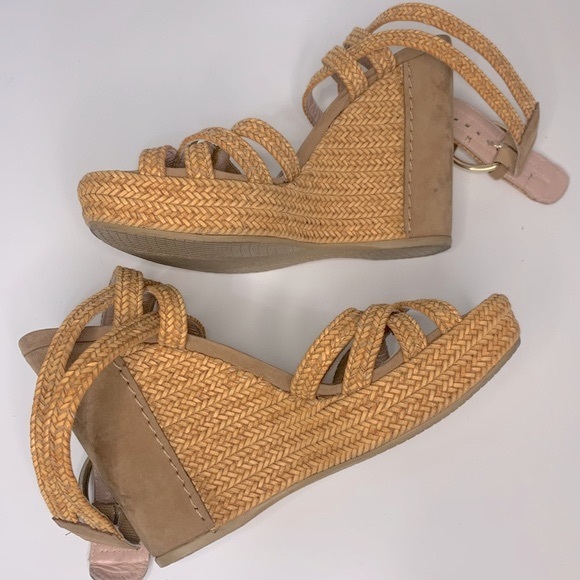 STUART WEITZMAN Reins Braided Wedge Sandal - Picture 4 of 10